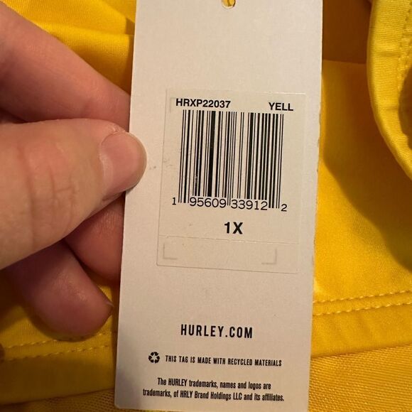 Hurley Moderate Coverage Bikini Woman’s Size 1XL - Picture 6 of 7